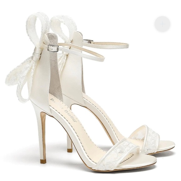 Bella Belle LEILA
Lace Bow Wedding Shoes With Stiletto Heel - Picture 2 of 9
